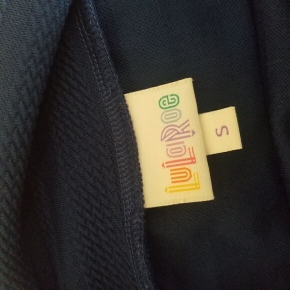 LuLaRoe Dark Blue Knit Skirt. Size S. - Picture 6 of 8